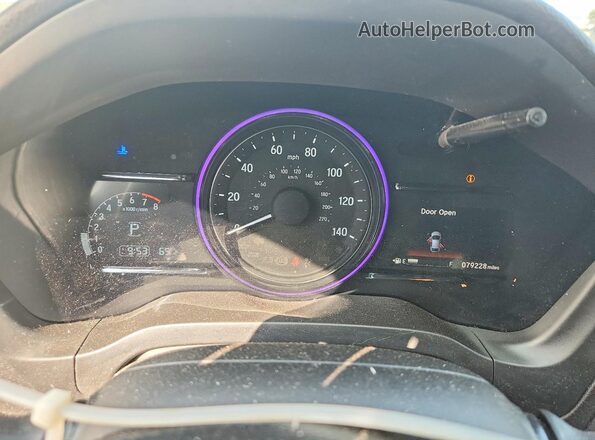 3CZRU6H57KM707945 2019 HONDA HR-V White Widok zestawu wskaźników
