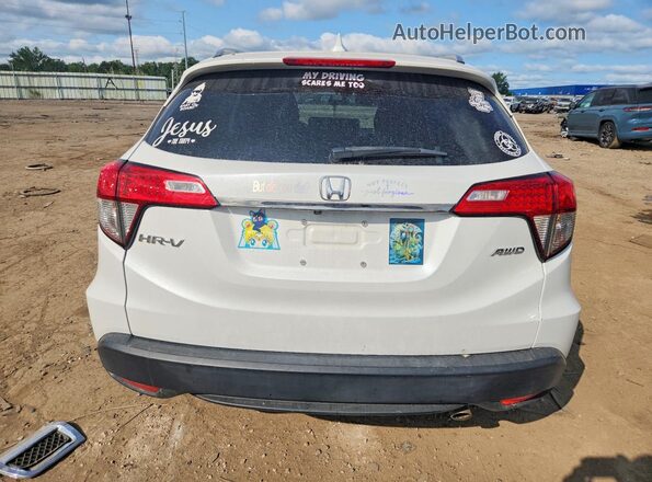 3CZRU6H57KM707945 2019 HONDA HR-V White Widok z tyłu