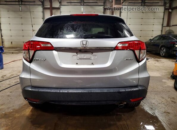 3CZRU6H57KM723305 2019 HONDA HR-V Серебряный Вид сзади