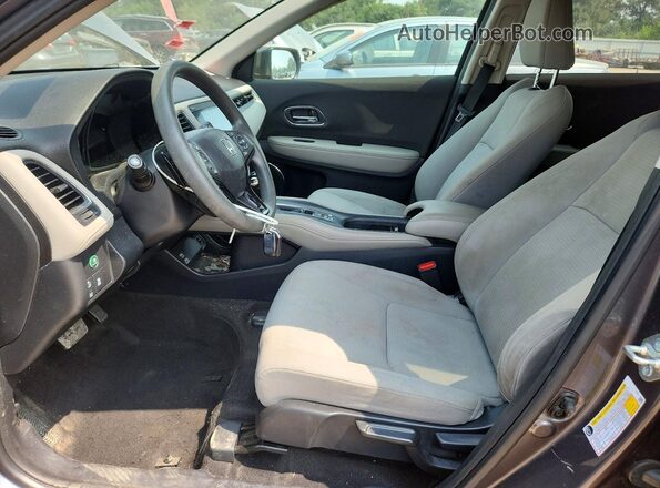 3CZRU6H57KM734689 2019 HONDA HR-V Gray Вид салону спереду