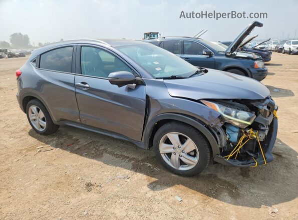 3CZRU6H57KM734689 2019 HONDA HR-V Gray Передня права чверть