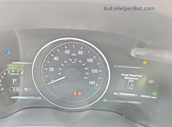 3CZRU6H57LM722057 2020 HONDA HR-V Brown Instrument cluster view