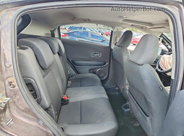 3CZRU6H57LM722057 2020 HONDA HR-V Brown Rear interior view