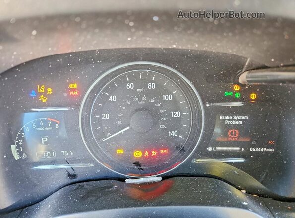 3CZRU6H57MM710511 2021 HONDA HR-V Silver Вид щитка приладів