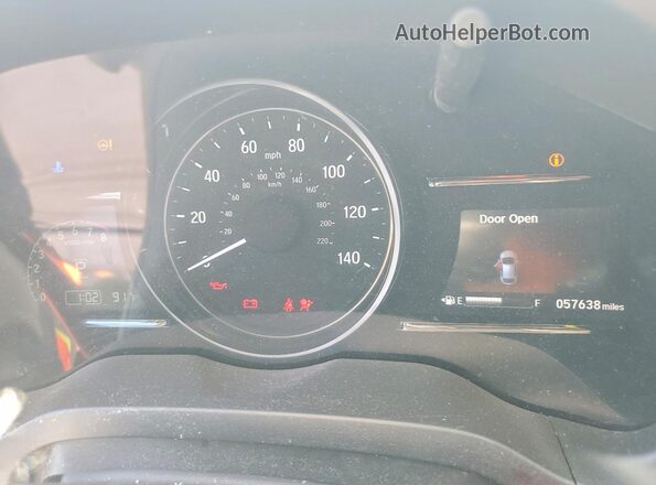 3CZRU6H57NM739749 2022 HONDA HR-V White Вид щитка приладів