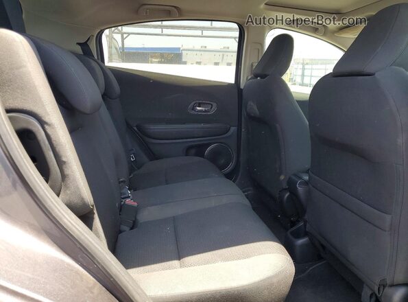 3CZRU6H57NM749293 2022 HONDA HR-V Gray Widok wnętrza z tyłu