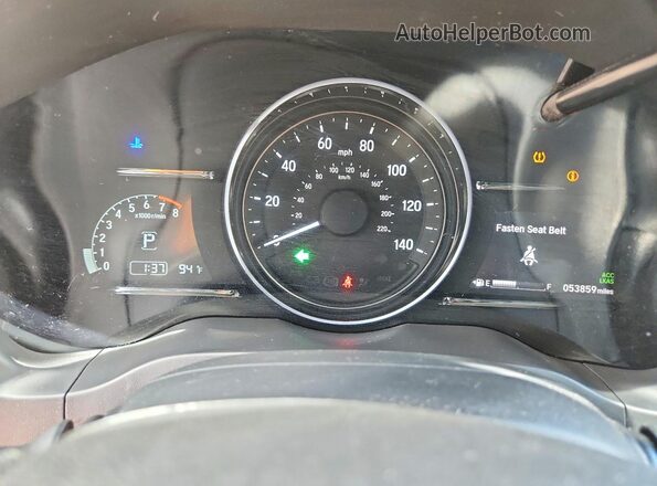 3CZRU6H57NM762450 2022 HONDA HR-V White Instrument cluster view