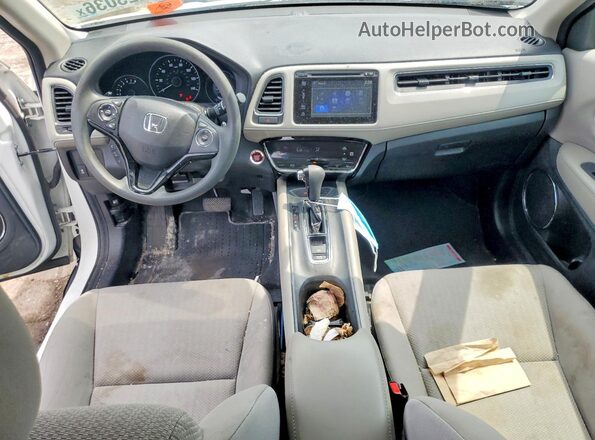 3CZRU6H58GM748477 2016 HONDA HR-V White Vista del salpicadero