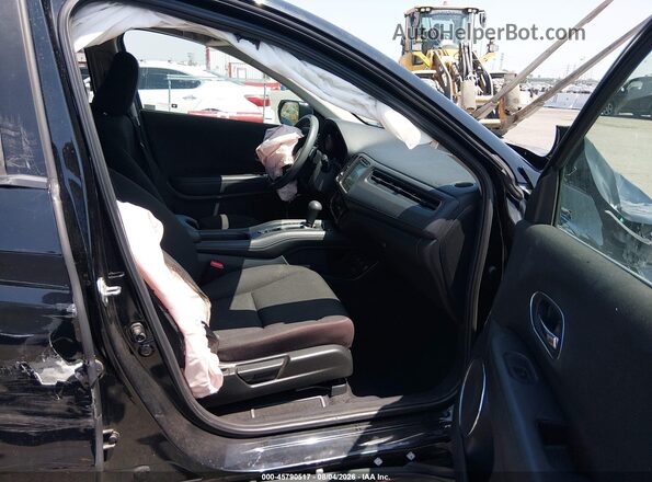 3CZRU6H58HG705340 2017 HONDA HR-V Black Vista interior delantera
