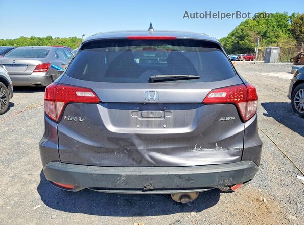 3CZRU6H58JG717364 2018 HONDA HR-V Gray Rear view