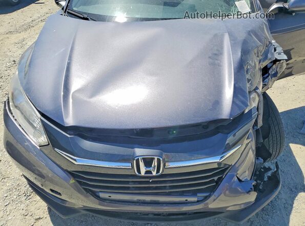 3CZRU6H58JG724329 2018 HONDA HR-V Charcoal Widok wnętrza z tyłu