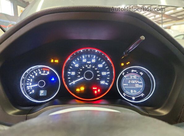 3CZRU6H58JM705183 2018 HONDA HR-V Gray უკანა სავარძლების ხედი