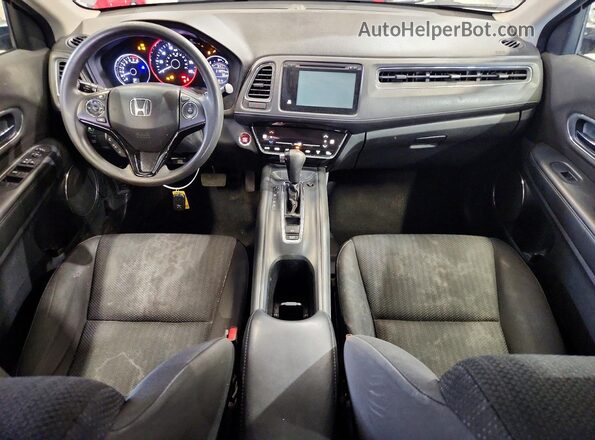 3CZRU6H58JM705183 2018 HONDA HR-V Gray ხელსაწყოთა პანელის ხედი