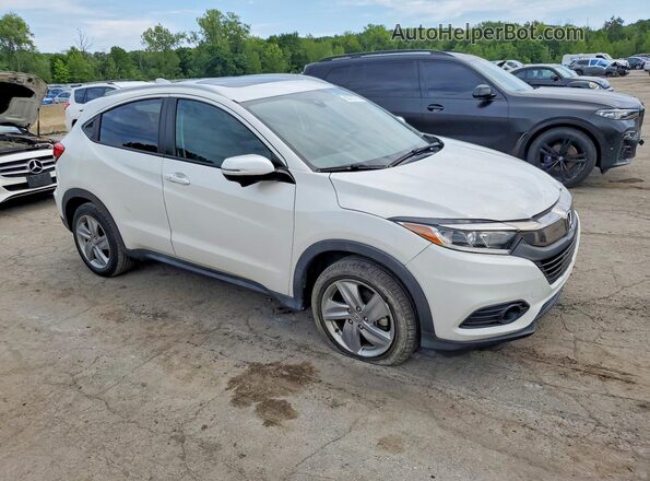 3CZRU6H58KM736886 2019 HONDA HR-V White Delantero derecho