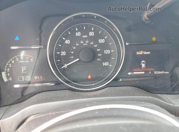 3CZRU6H58LM700813 2020 HONDA HR-V White Vista del cuadro de instrumentos