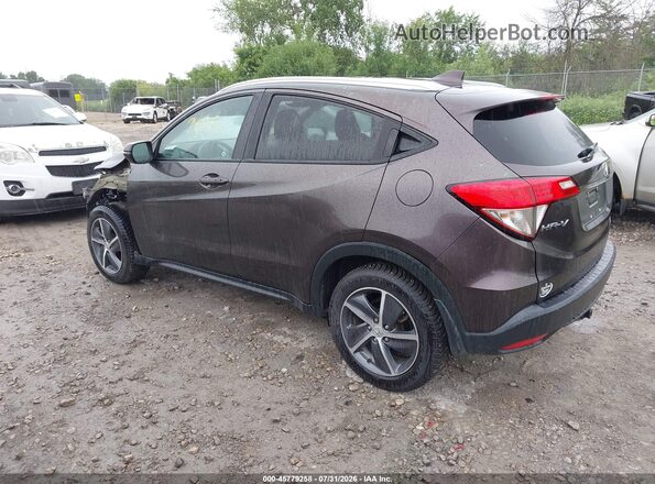 3CZRU6H58MM705303 2021 HONDA HR-V Фиолетовый Задняя левая четверть