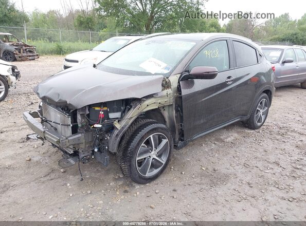 3CZRU6H58MM705303 2021 HONDA HR-V Фиолетовый Передняя левая четверть