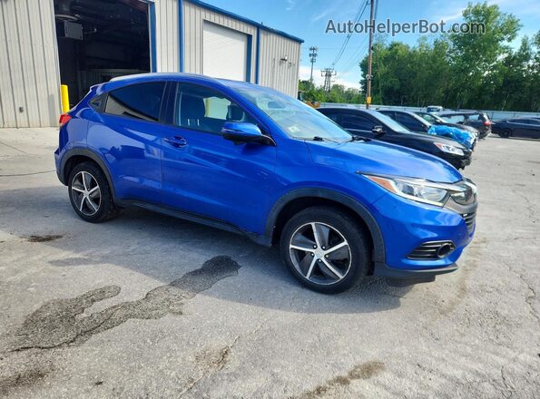 3CZRU6H58MM720688 2021 HONDA HR-V Blue წინა მარჯვენა