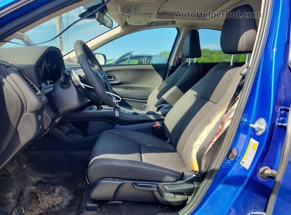 3CZRU6H58MM720688 2021 HONDA HR-V Blue წინა სალონის ხედი