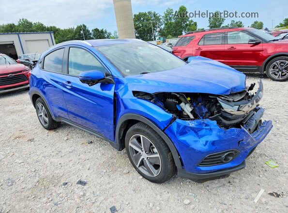 3CZRU6H58MM750760 2021 HONDA HR-V Синий Передняя правая четверть