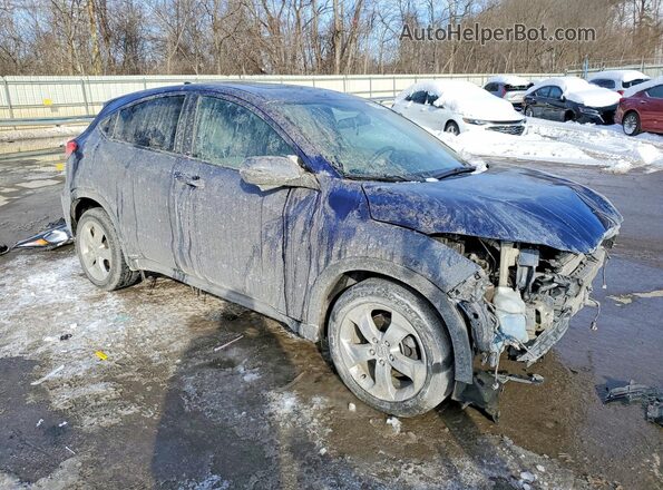 3CZRU6H59GM724978 2016 HONDA HR-V Blue Przód prawy