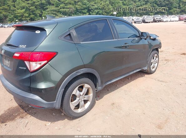3CZRU6H59GM763358 2016 HONDA HR-V Зеленый Задняя правая четверть