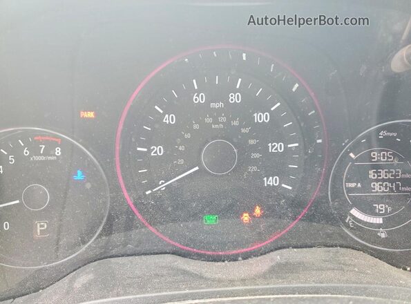 3CZRU6H59HM701010 2017 HONDA HR-V Charcoal Vista del cuadro de instrumentos