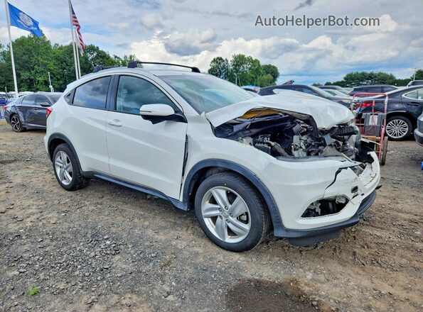 3CZRU6H59KM706506 2019 HONDA HR-V White Delantero derecho