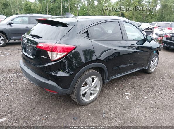3CZRU6H59KM728246 2019 HONDA HR-V Black Задня права чверть