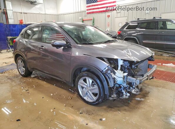 3CZRU6H59KM737156 2019 HONDA HR-V Charcoal Front right