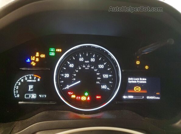3CZRU6H59KM737156 2019 HONDA HR-V Charcoal Instrument cluster view