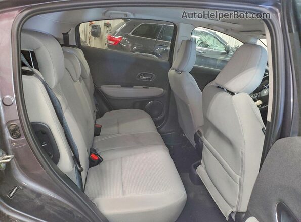 3CZRU6H59KM737156 2019 HONDA HR-V Charcoal Rear interior view
