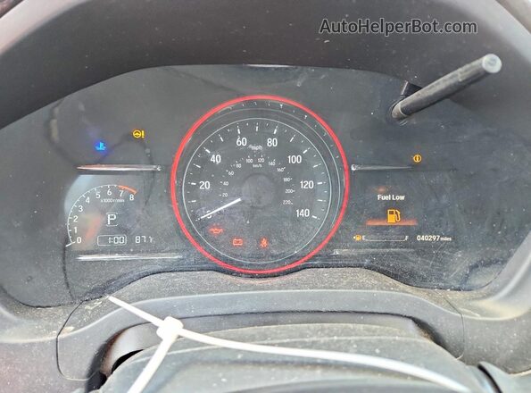 3CZRU6H59LM717779 2020 HONDA HR-V Silver Instrument cluster view