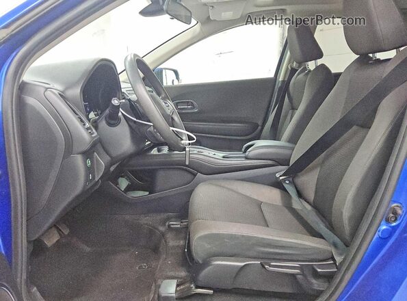 3CZRU6H59MM703821 2021 HONDA HR-V Blue Vista interior delantera