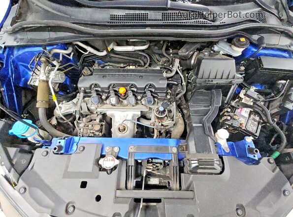 3CZRU6H59MM703821 2021 HONDA HR-V Blue Vista del compartimento del motor