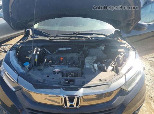 3CZRU6H59MM714978 2021 HONDA HR-V Black Շարժիչի բաժամունքի տեսք