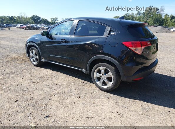 3CZRU6H5XHM701758 2017 HONDA HR-V Black Trasero izquierdo