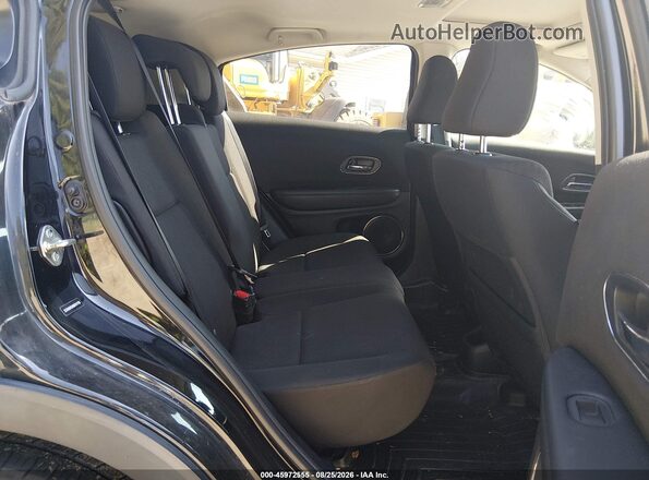 3CZRU6H5XHM701758 2017 HONDA HR-V Black Vista de la etiqueta del VIN