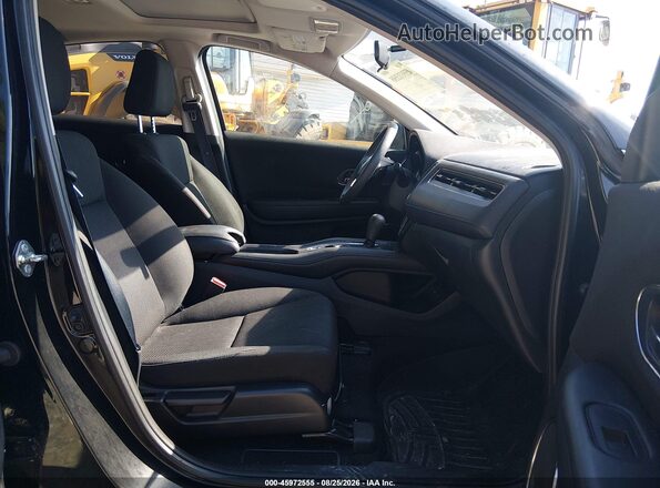 3CZRU6H5XHM701758 2017 HONDA HR-V Black Vista interior delantera
