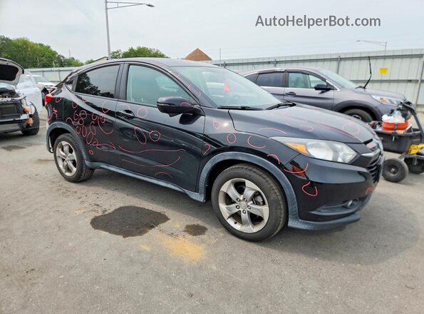 3CZRU6H5XHM706832 2017 HONDA HR-V Black Front right