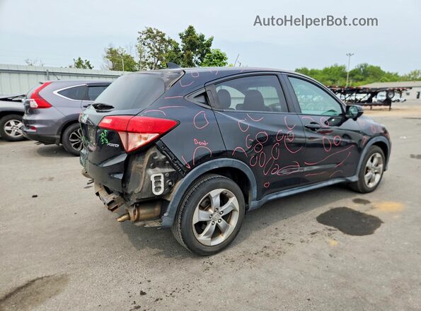 3CZRU6H5XHM706832 2017 HONDA HR-V Black Rear right