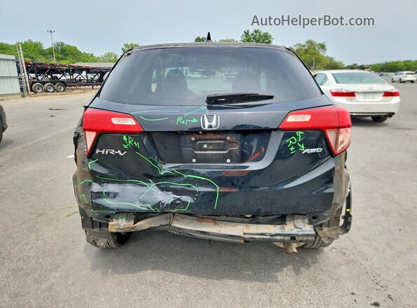3CZRU6H5XHM706832 2017 HONDA HR-V Black Rear view