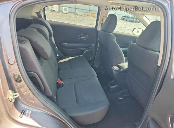3CZRU6H5XHM714378 2017 HONDA HR-V Gray Вид задніх сидінь