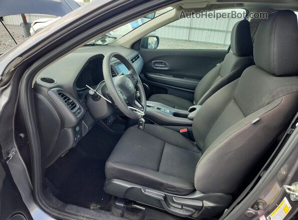 3CZRU6H5XHM714378 2017 HONDA HR-V Gray Вид салону спереду