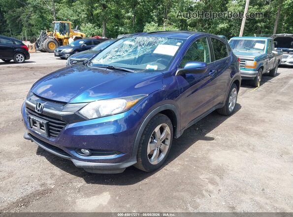 3CZRU6H5XHM731648 2017 HONDA HR-V Blue Vista tres cuartos delantera izquierda