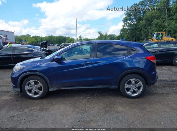 3CZRU6H5XHM731648 2017 HONDA HR-V Blue Vista interior de 360 grados