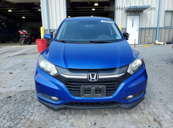 3CZRU6H5XJG722341 2018 HONDA HR-V Blue წინა ხედი