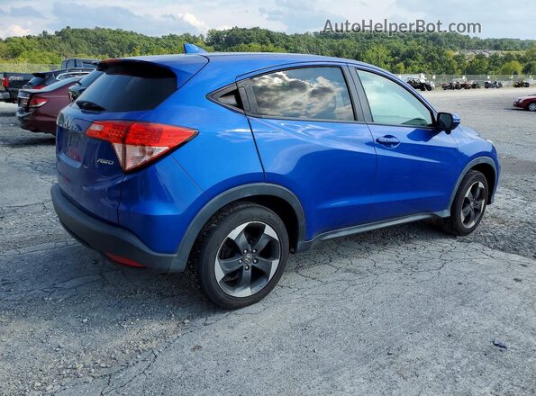 3CZRU6H5XJG722341 2018 HONDA HR-V Blue უკანა მარჯვენა
