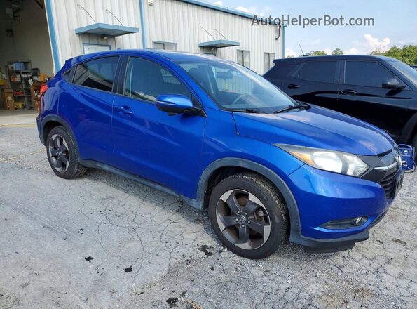 3CZRU6H5XJG722341 2018 HONDA HR-V Blue წინა მარჯვენა