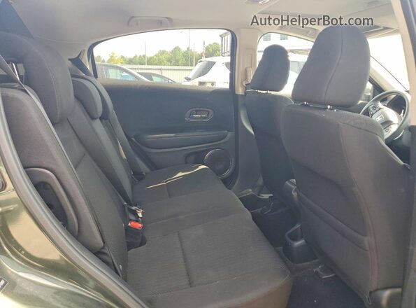 3CZRU6H5XJM712037 2018 HONDA HR-V Зеленый Вид задней части салона